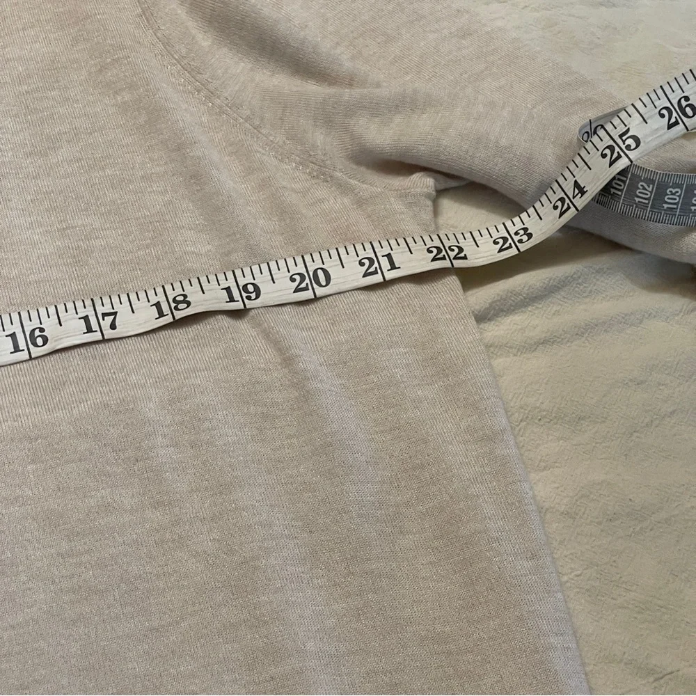 NWT Jenni Kayne Cashmere Silk Cardigan in Oatmeal XXL Lightweight Euro Summer - Picture 9 of 12